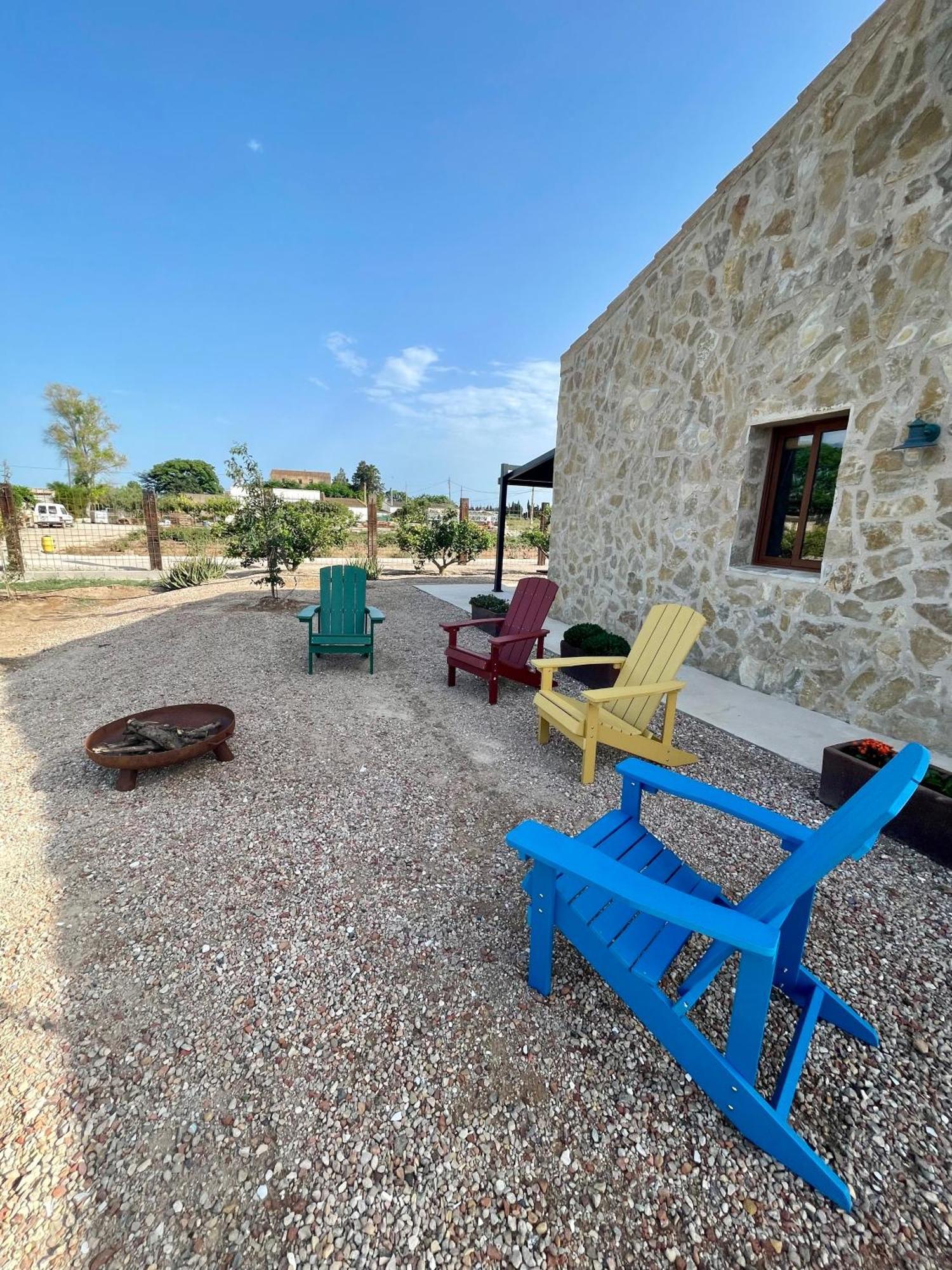 Mas De Melonet Delta Del Ebro Villa L'Aldea Bagian luar foto